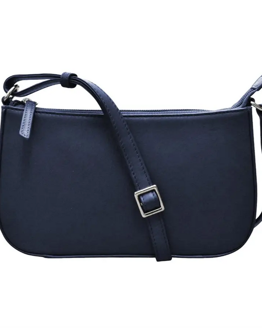 ili Classic Crossbody Bag in Navy Blue