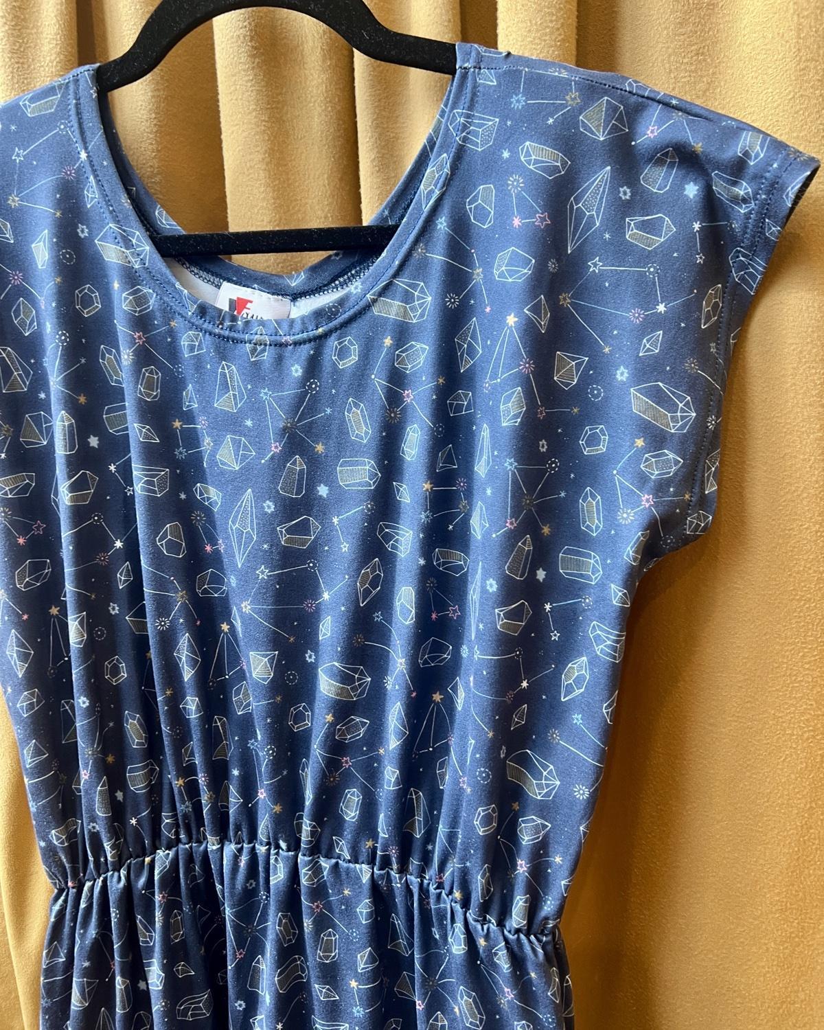 Fayru Jane Dress in Navy Constellations