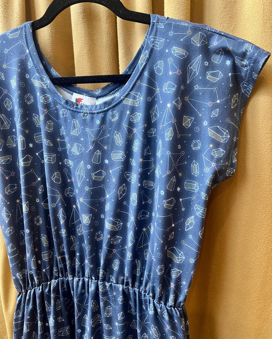 Fayru Jane Dress in Navy Constellations