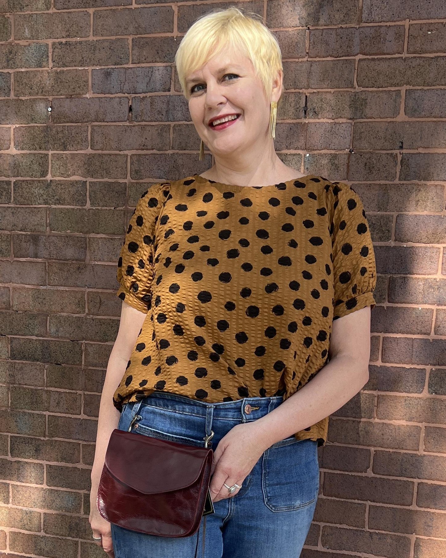 Vallente Leather Brandy Convertible Clip-On Fanny Pack (Includes Strap)