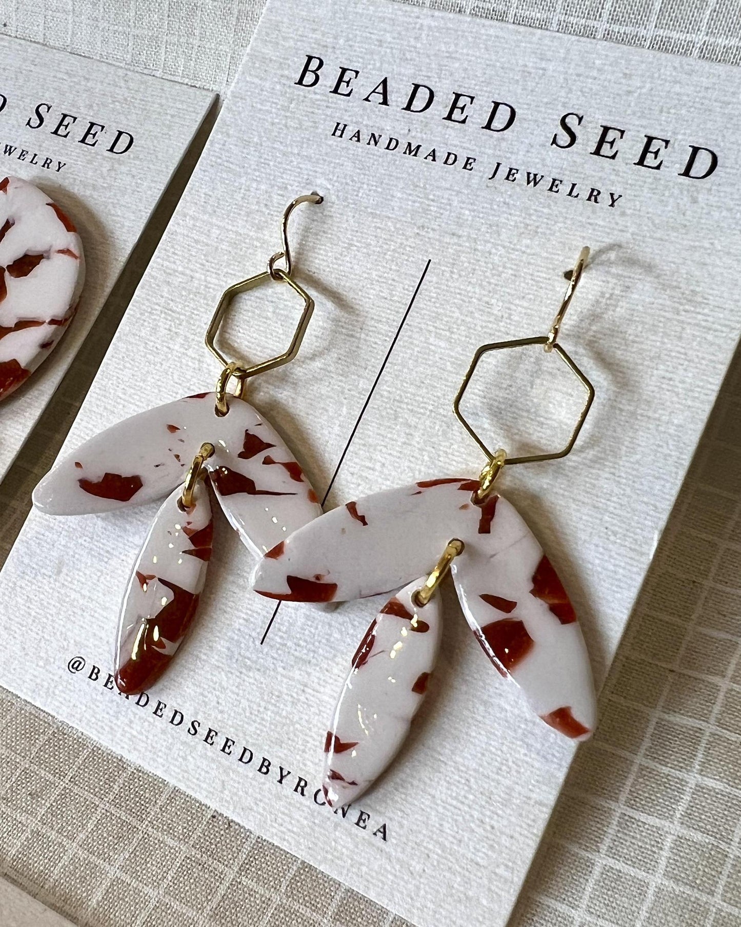Beaded Seed by Ronea Grant Earrings