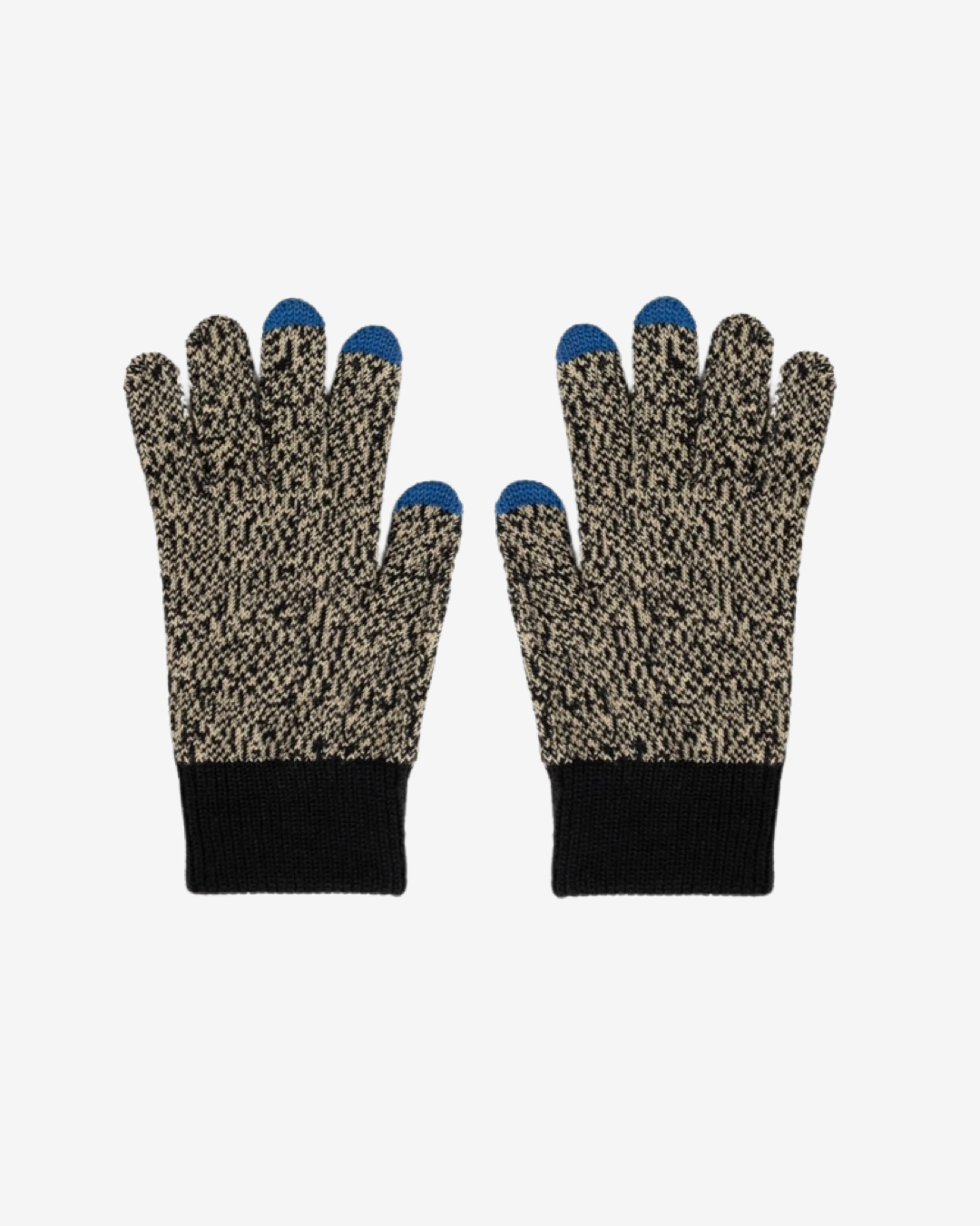 Verloop Color Block Touchscreen Gloves in Gray & Black