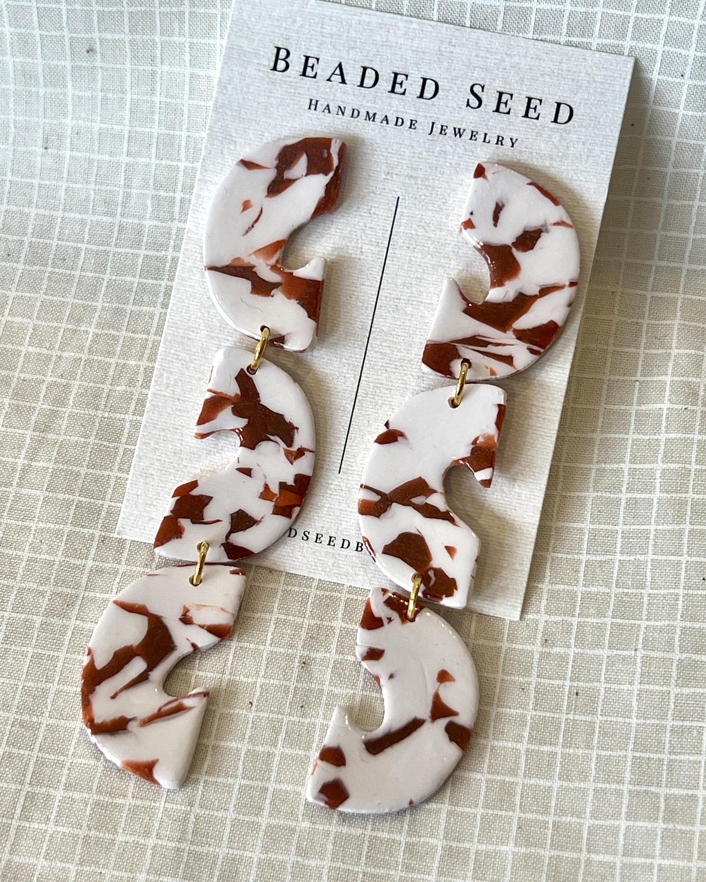 Beaded Seed by Ronea Alan Earrings