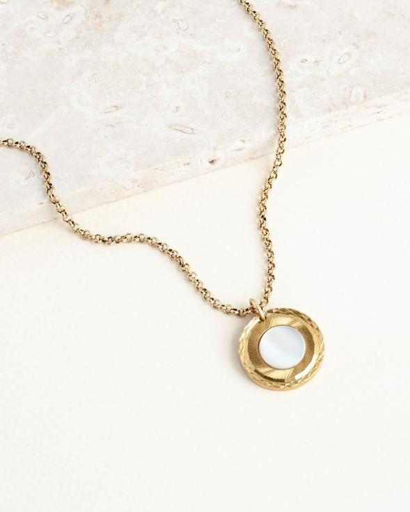 Michelle Starbuck Mother Of Pearl Portal Necklace