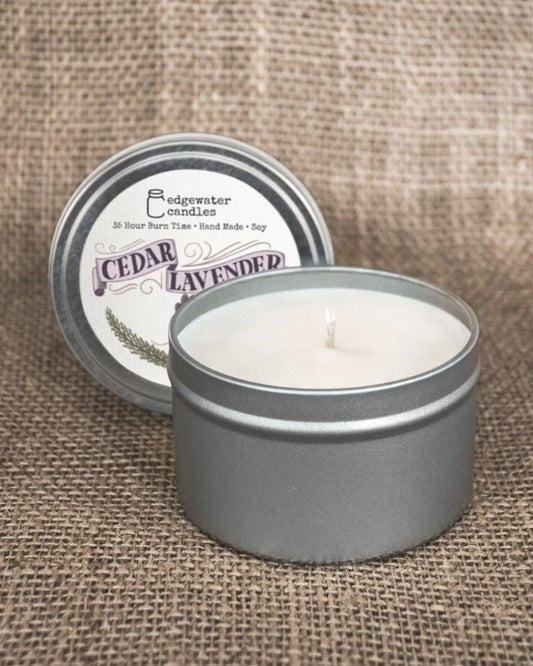 Edgewater Candles Travel Tin - Various Scents